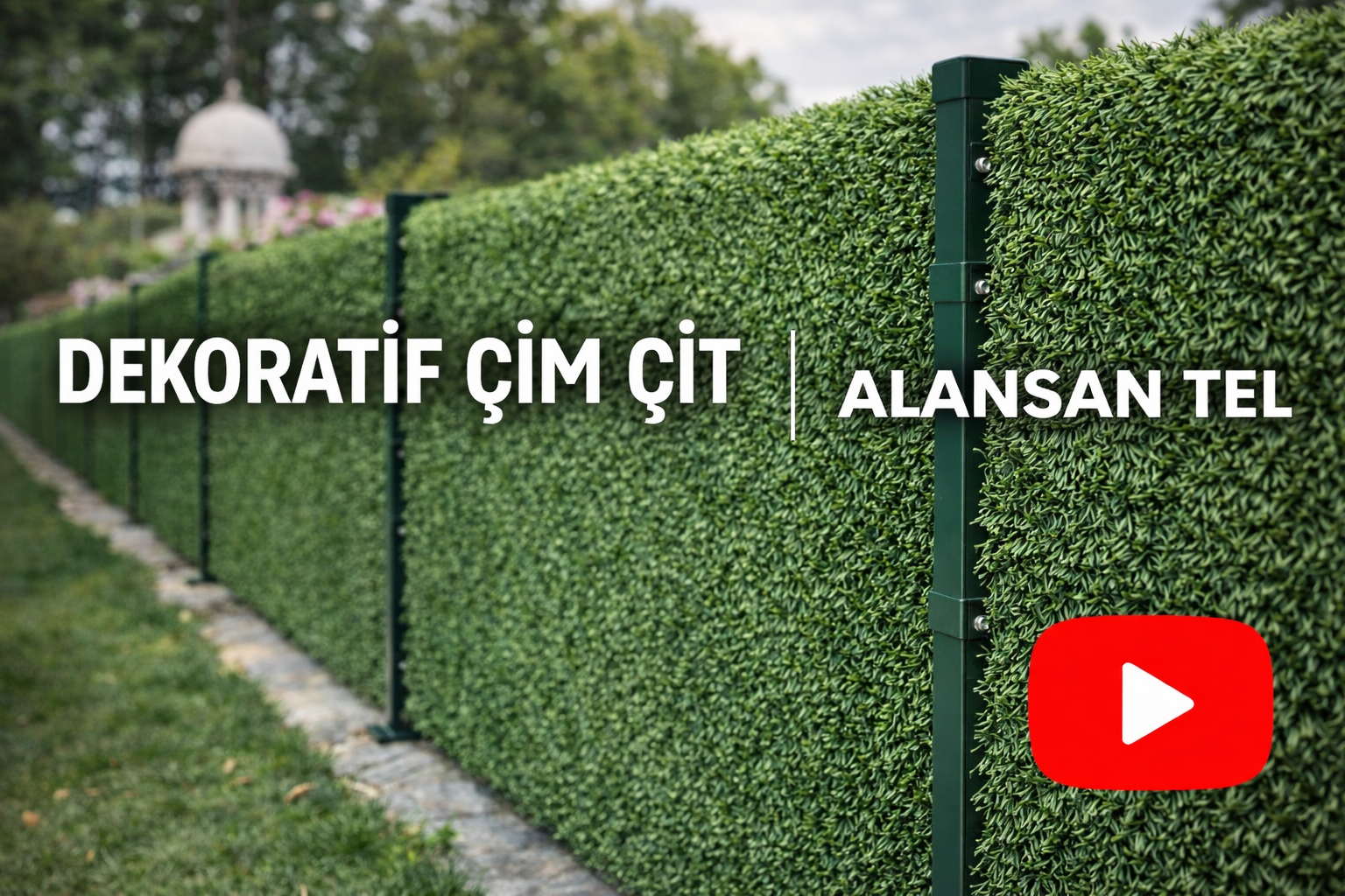 Dekoratif Çim Çit | Alansan Tel